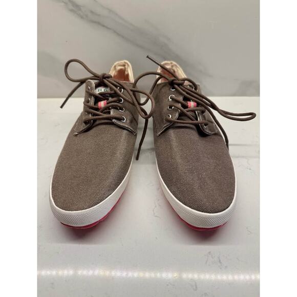El Ganso Women’s size 9.5 (EU 41) Brown Canvas Derby Sneakers NWOT - Picture 3 of 7